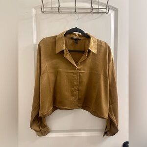 Forever 21 top size M gold in good condition